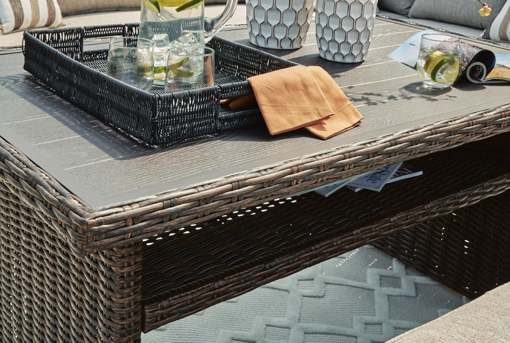 Brook Ranch Outdoor Multi-use Table - US Furniture & Mattress (Waterbury,CT)*