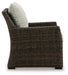 Brook Ranch Outdoor Lounge Chair with Cushion - US Furniture & Mattress (Waterbury,CT)*