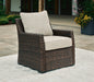 Brook Ranch Outdoor Lounge Chair with Cushion - US Furniture & Mattress (Waterbury,CT)*