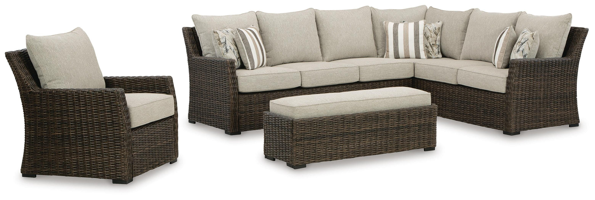 Brook Ranch Outdoor Package - US Furniture & Mattress (Waterbury,CT)*
