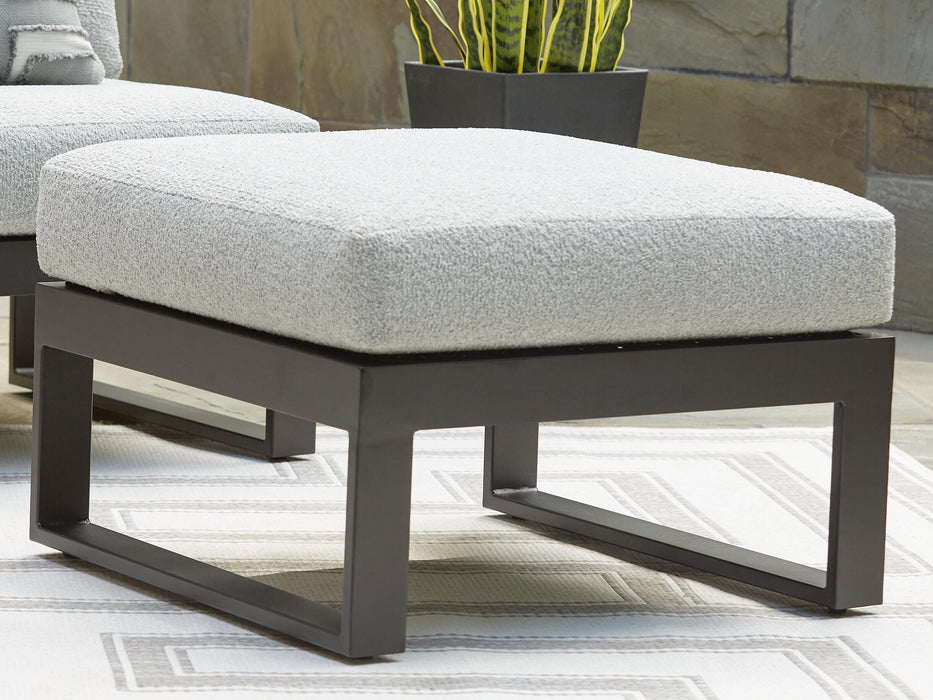 Beachloft Outdoor Ottoman with Cushion - US Furniture & Mattress (Waterbury,CT)*