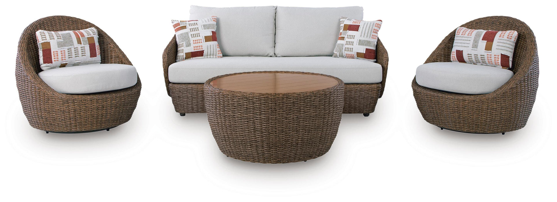 Double Point Outdoor Seating Set - US Furniture & Mattress (Waterbury,CT)*