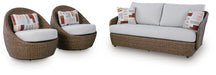 Double Point Outdoor Seating Set - US Furniture & Mattress (Waterbury,CT)*