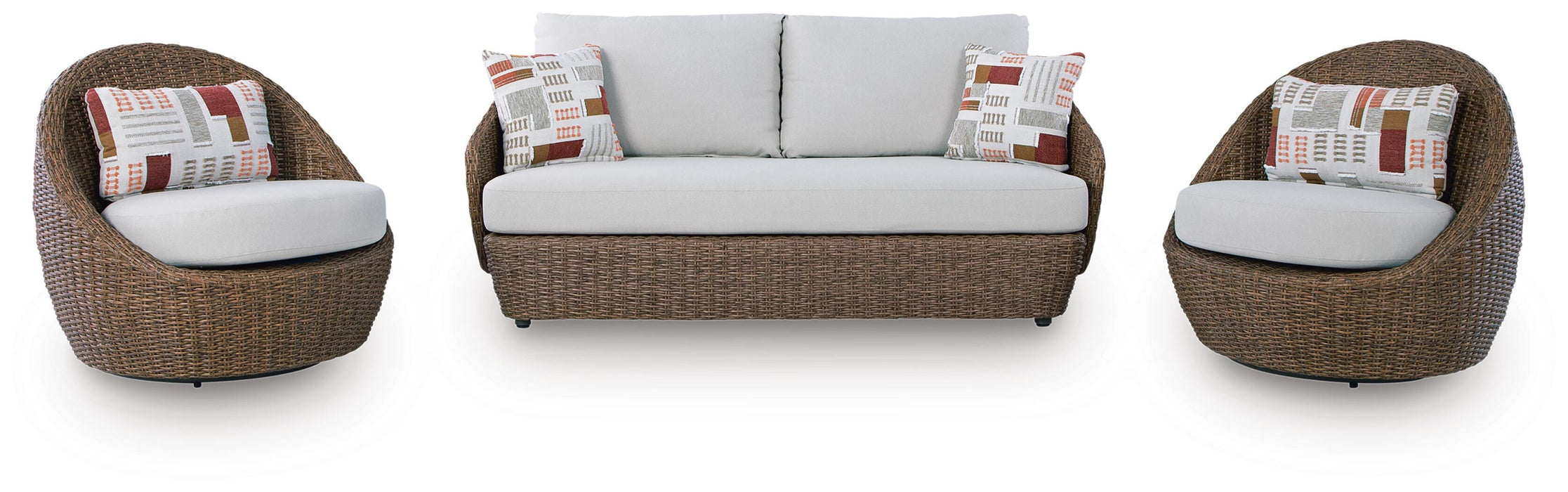 Double Point Outdoor Seating Set - US Furniture & Mattress (Waterbury,CT)*
