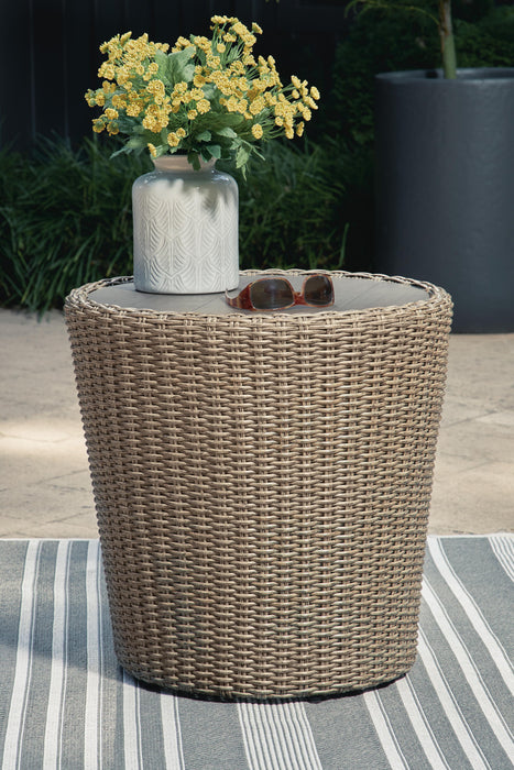 Danson Outdoor End Table - US Furniture & Mattress (Waterbury,CT)*
