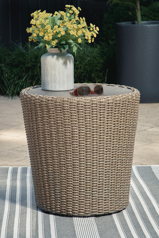 Danson Outdoor End Table - US Furniture & Mattress (Waterbury,CT)*