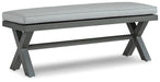 Elite Park Outdoor Bench with Cushion - US Furniture & Mattress (Waterbury,CT)*