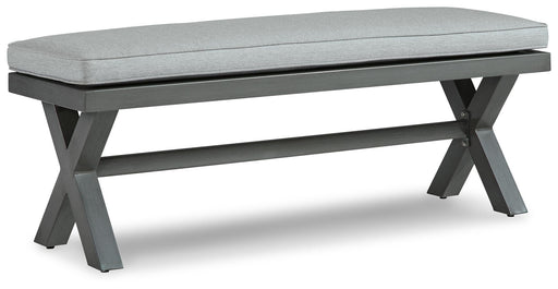 Elite Park Outdoor Bench with Cushion - US Furniture & Mattress (Waterbury,CT)*