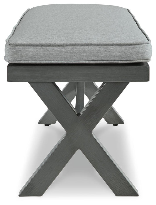 Elite Park Outdoor Bench with Cushion - US Furniture & Mattress (Waterbury,CT)*