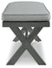 Elite Park Outdoor Bench with Cushion - US Furniture & Mattress (Waterbury,CT)*