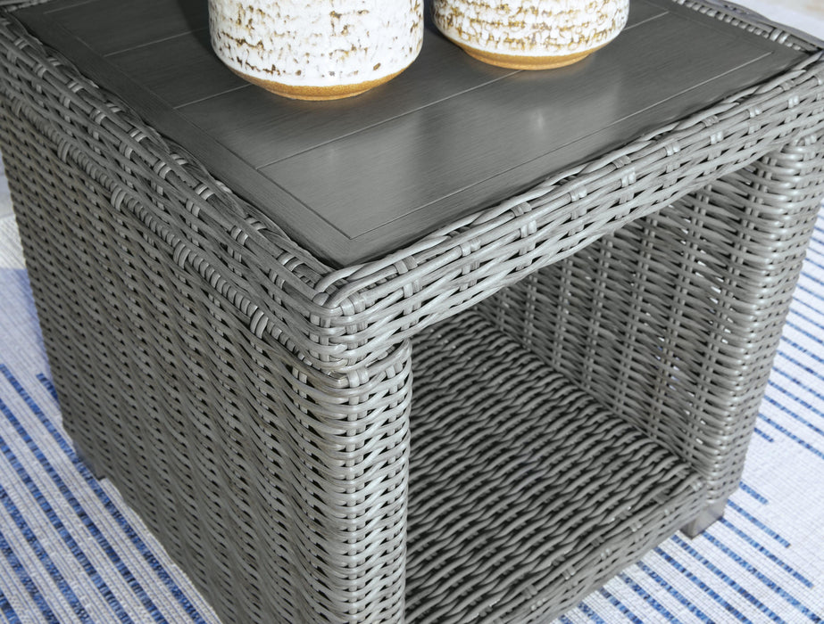 Elite Park Outdoor End Table - US Furniture & Mattress (Waterbury,CT)*