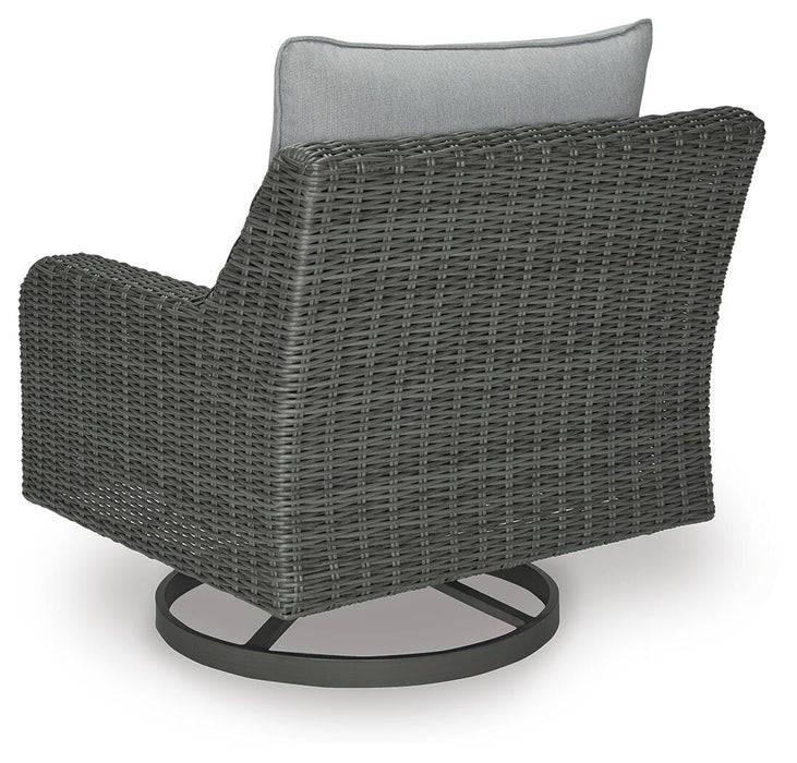 Elite Park Outdoor Swivel Lounge with Cushion - US Furniture & Mattress (Waterbury,CT)*