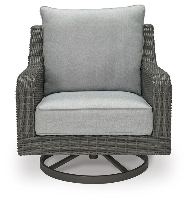 Elite Park Outdoor Swivel Lounge with Cushion - US Furniture & Mattress (Waterbury,CT)*