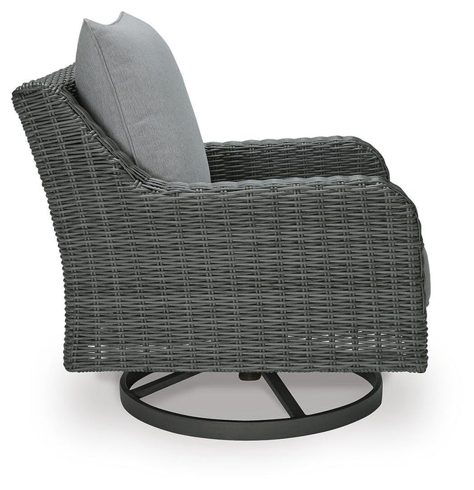 Elite Park Outdoor Swivel Lounge with Cushion - US Furniture & Mattress (Waterbury,CT)*