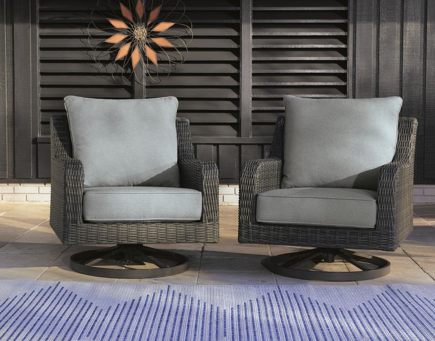 Elite Park Outdoor Swivel Lounge with Cushion - US Furniture & Mattress (Waterbury,CT)*