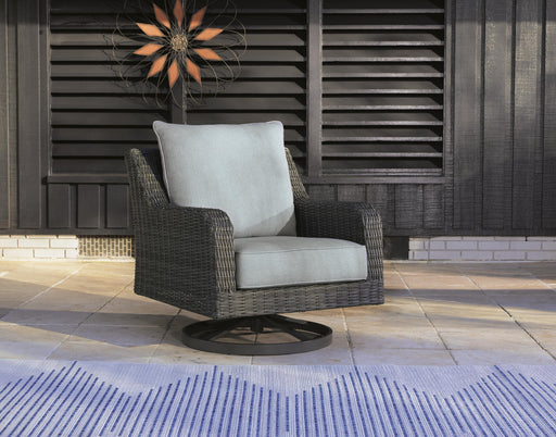 Elite Park Outdoor Swivel Lounge with Cushion - US Furniture & Mattress (Waterbury,CT)*