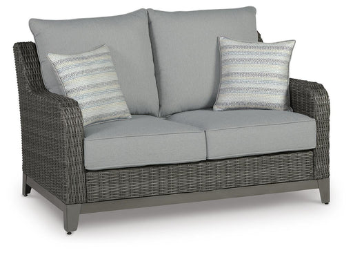 Elite Park Outdoor Loveseat with Cushion - US Furniture & Mattress (Waterbury,CT)*