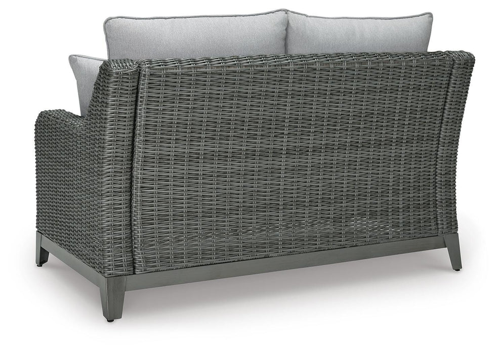 Elite Park Outdoor Loveseat with Cushion - US Furniture & Mattress (Waterbury,CT)*