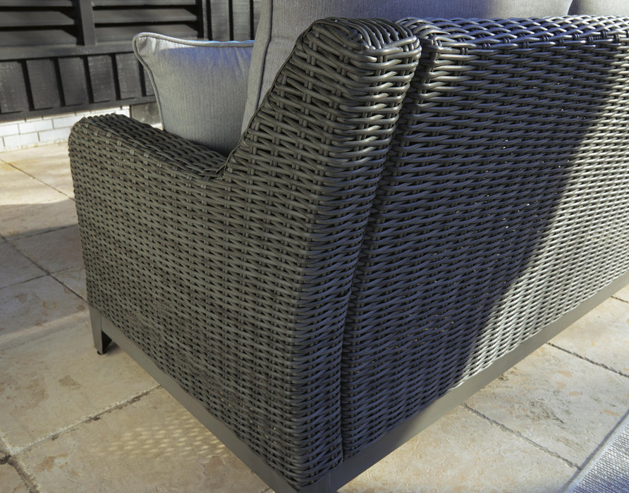 Elite Park Outdoor Loveseat with Cushion - US Furniture & Mattress (Waterbury,CT)*
