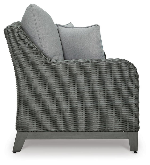 Elite Park Outdoor Loveseat with Cushion - US Furniture & Mattress (Waterbury,CT)*