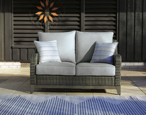Elite Park Outdoor Loveseat with Cushion - US Furniture & Mattress (Waterbury,CT)*