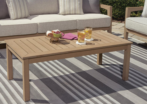 Hallow Creek Outdoor Coffee Table - US Furniture & Mattress (Waterbury,CT)*
