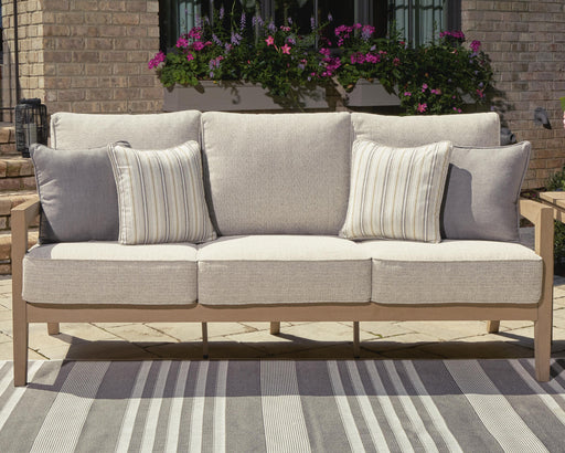 Hallow Creek Outdoor Sofa with Cushion - US Furniture & Mattress (Waterbury,CT)*