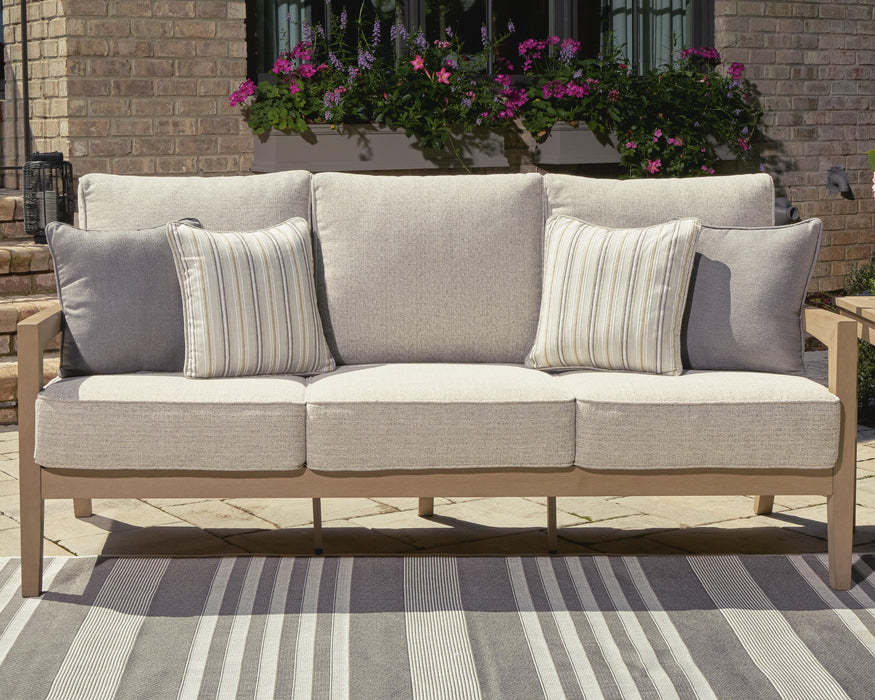 Hallow Creek Outdoor Sofa with Cushion - US Furniture & Mattress (Waterbury,CT)*