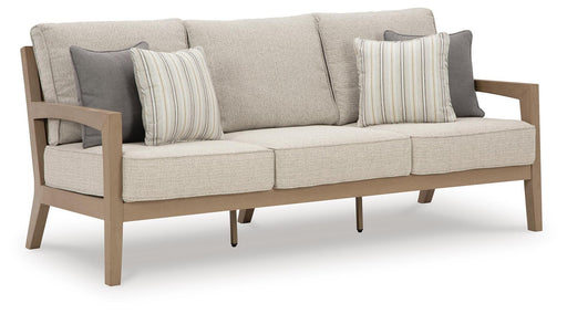 Hallow Creek Outdoor Sofa with Cushion - US Furniture & Mattress (Waterbury,CT)*