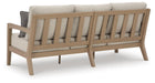 Hallow Creek Outdoor Sofa with Cushion - US Furniture & Mattress (Waterbury,CT)*
