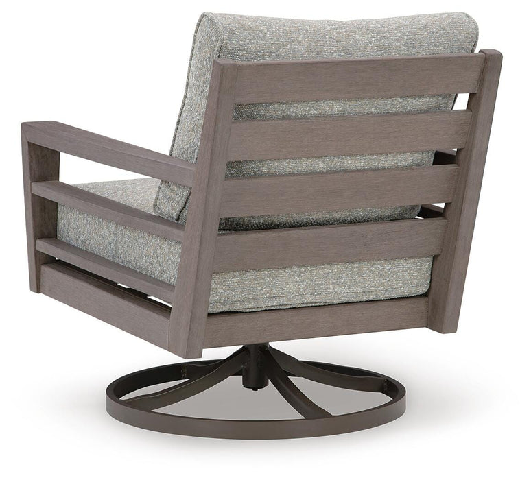 Hillside Barn Outdoor Swivel Lounge with Cushion - US Furniture & Mattress (Waterbury,CT)*