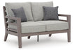 Hillside Barn Outdoor Loveseat with Cushion - US Furniture & Mattress (Waterbury,CT)*