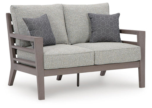 Hillside Barn Outdoor Loveseat with Cushion - US Furniture & Mattress (Waterbury,CT)*