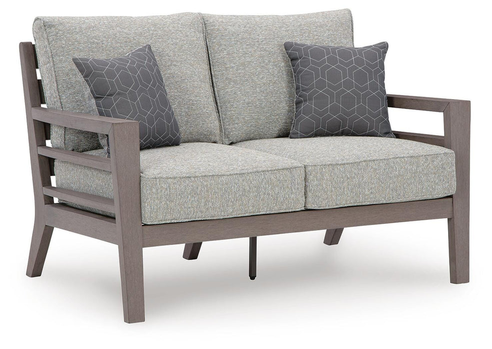 Hillside Barn Outdoor Loveseat with Cushion - US Furniture & Mattress (Waterbury,CT)*