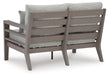 Hillside Barn Outdoor Loveseat with Cushion - US Furniture & Mattress (Waterbury,CT)*