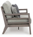 Hillside Barn Outdoor Loveseat with Cushion - US Furniture & Mattress (Waterbury,CT)*