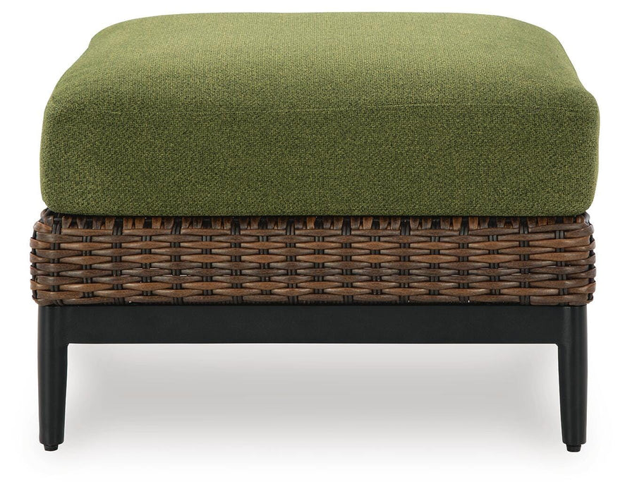 Horizon Hall Outdoor Ottoman with Cushion - US Furniture & Mattress (Waterbury,CT)*