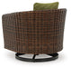 Horizon Hall Outdoor Swivel Lounge Chair with Cushion - US Furniture & Mattress (Waterbury,CT)*