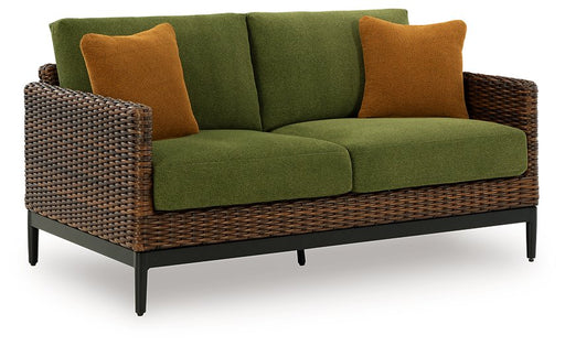 Horizon Hall Outdoor Loveseat with Cushion - US Furniture & Mattress (Waterbury,CT)*