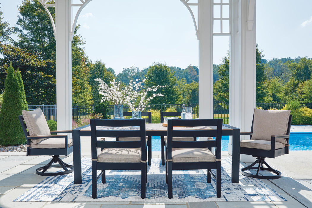 East Beach Outdoor Dining Set - US Furniture & Mattress (Waterbury,CT)*