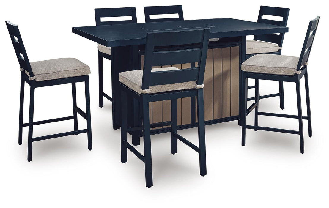 East Beach Outdoor Dining Set - US Furniture & Mattress (Waterbury,CT)*