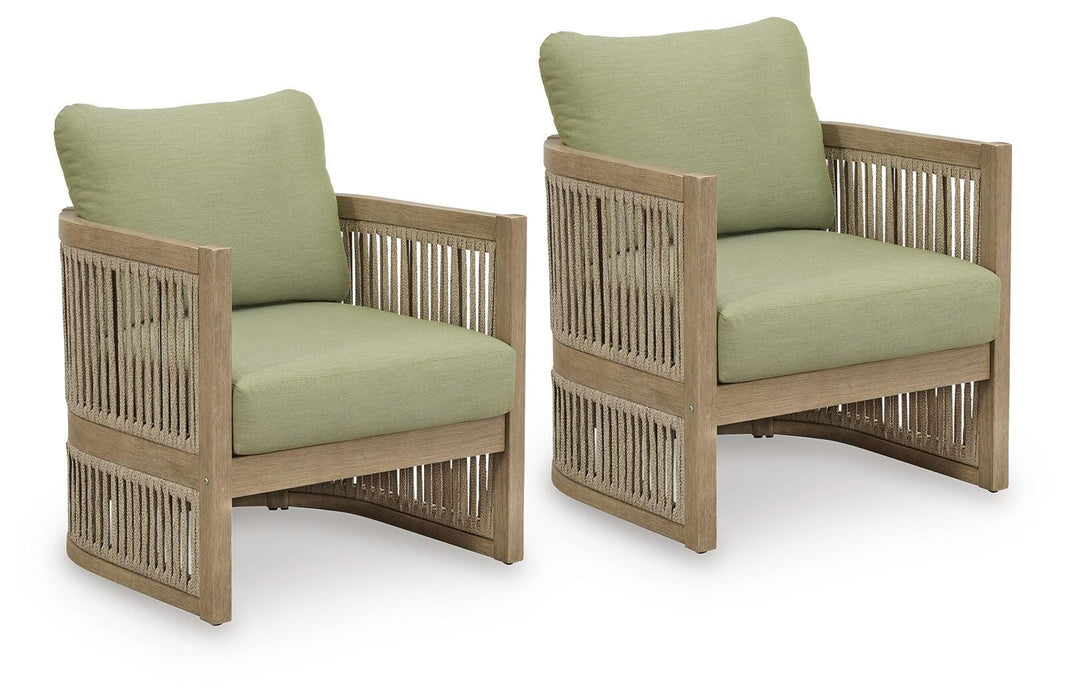 Serena Shores Outdoor Lounge Chair (Set of 2) - US Furniture & Mattress (Waterbury,CT)*