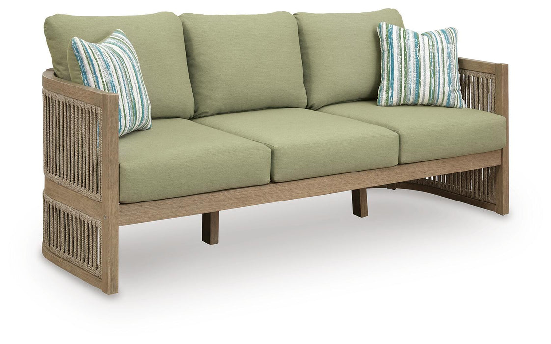Serena Shores Outdoor Sofa with Cushion - US Furniture & Mattress (Waterbury,CT)*