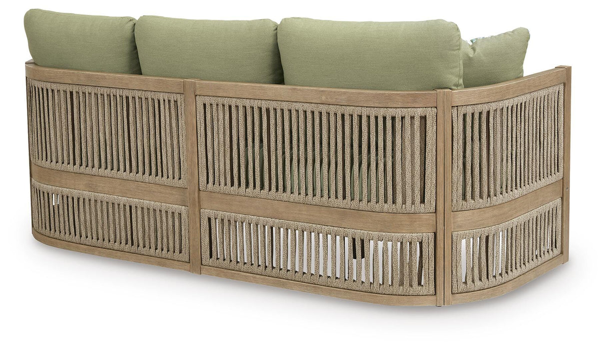 Serena Shores Outdoor Sofa with Cushion - US Furniture & Mattress (Waterbury,CT)*