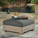 Citrine Park Outdoor Ottoman with Cushion - US Furniture & Mattress (Waterbury,CT)*