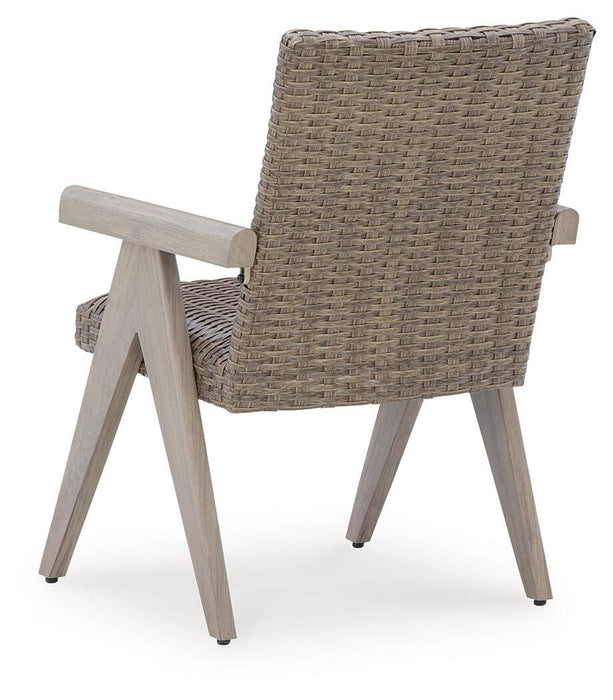 Cliff Trails Outdoor Arm Chair (Set of 2) - US Furniture & Mattress (Waterbury,CT)*