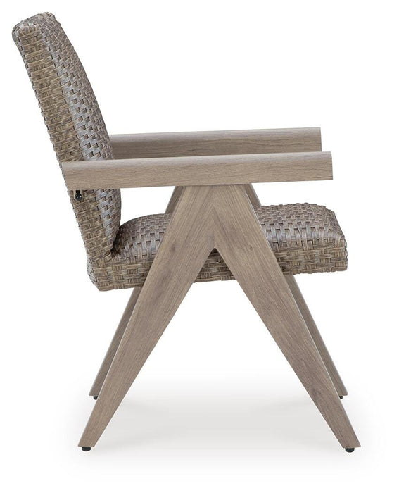 Cliff Trails Outdoor Arm Chair (Set of 2) - US Furniture & Mattress (Waterbury,CT)*