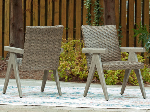 Cliff Trails Outdoor Arm Chair (Set of 2) - US Furniture & Mattress (Waterbury,CT)*