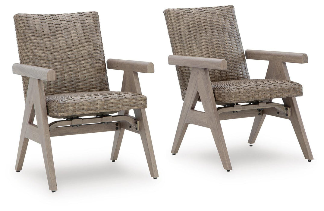 Cliff Trails Outdoor Rocking Arm Chair (Set of 2) - US Furniture & Mattress (Waterbury,CT)*