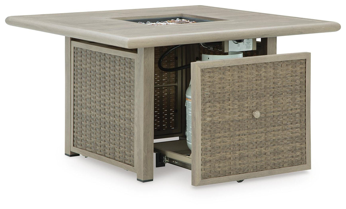 Cliff Trails Fire Pit Table - US Furniture & Mattress (Waterbury,CT)*